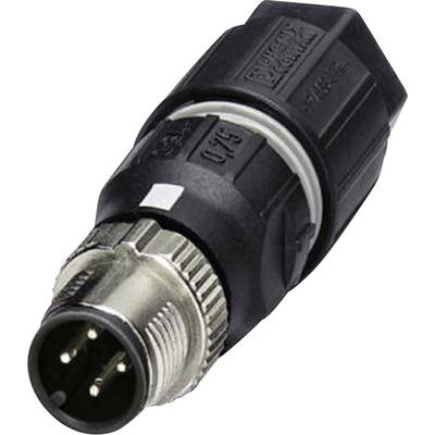 Phoenix Contact 1521591 Sensor-/Aktor-Steckverbinder, unkonfektioniert M12 Stecker, gerade Polzahl Sensoren: 4 1 St.
