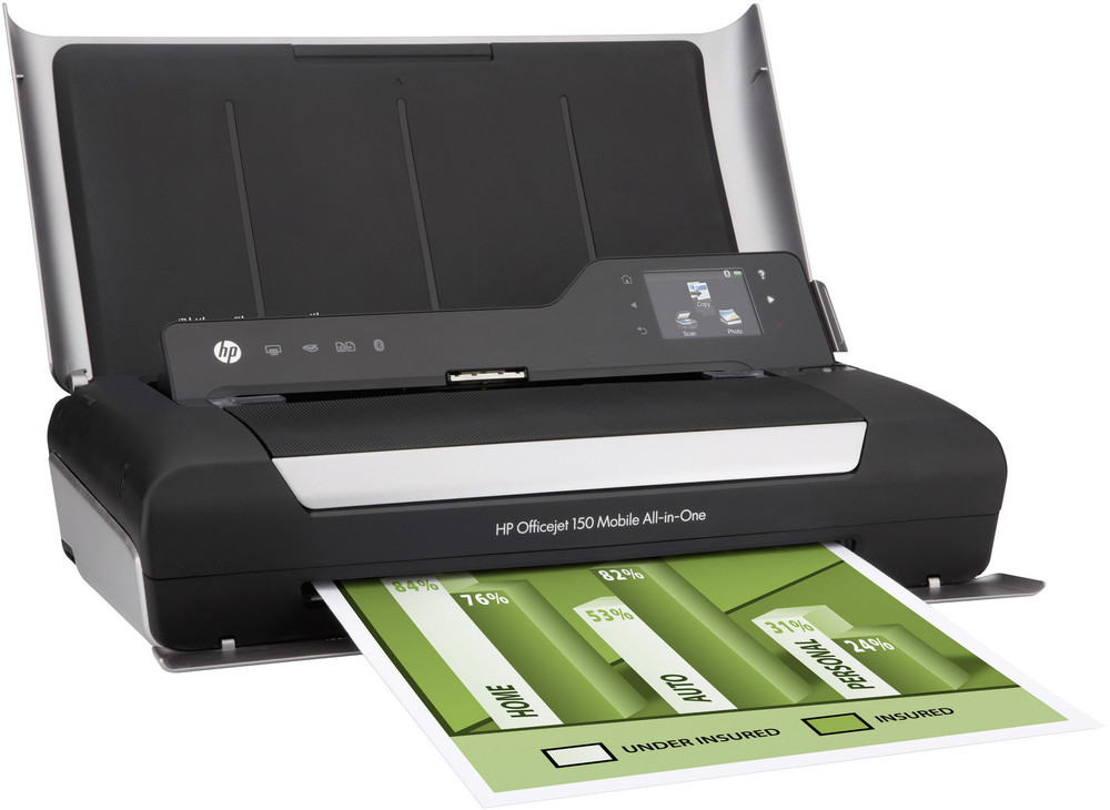 HP Officejet 150 Mobile All-in-One Tintenstrahl-Multifunktionsdrucker ...