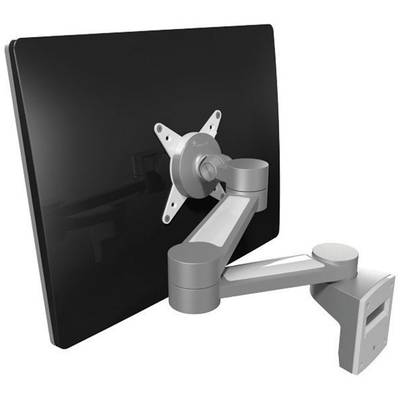 Dataflex ViewLite Monitorarm 222 1fach Monitor-Wandhalterung 25,4 cm (10") - 61,0 cm (24") Silber Neigbar, Schwenkbar, R