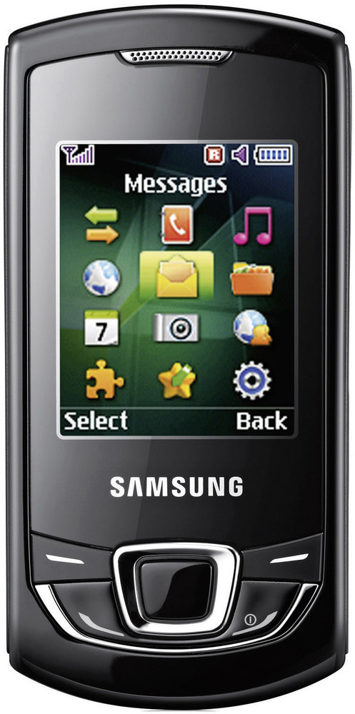 Samsung E2550 Handy ohne Vertrag mit 1.3 Mio. Pixel Kamera, Bluetooth® und Social Networking ...