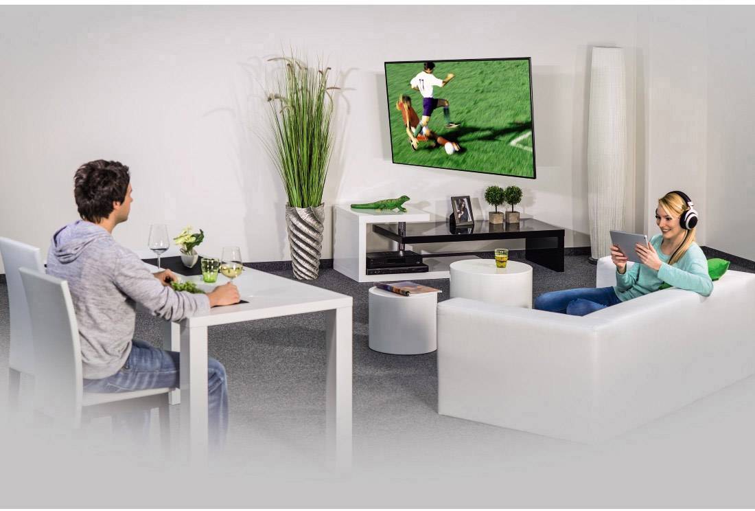 Hama 00108749 FULLMOTION "Ultraslim" TV-Wandhalterung 58,4 cm (23") - 139,7 cm (55") Neigbar, Schwenkbar, Rotierbar-6