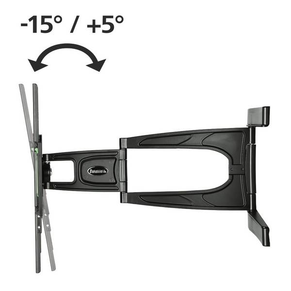 Hama 00108749 FULLMOTION "Ultraslim" TV-Wandhalterung 58,4 cm (23") - 139,7 cm (55") Neigbar, Schwenkbar, Rotierbar