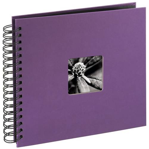 Thumbnail - hama 00094876 Spiral-Album Fine Art, 28x24 cm, 50 schwarze Seiten, Lila
