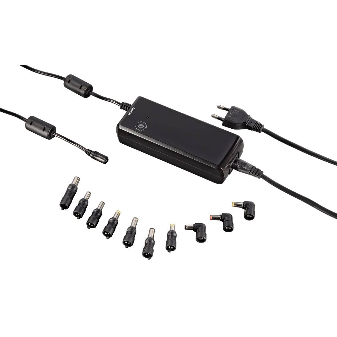 Hama Universal Notebook Power Supply - Netzteil - 90 Watt - Schwarz - für Acer Aspire Timeline 1810, HP Pavilion dv8, MS-1