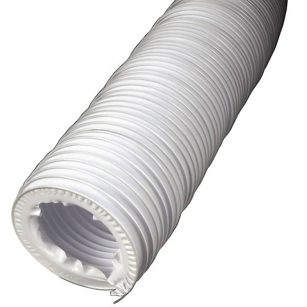 Xavax 00110944 - 2 m x 102 mm Wäschetrockner-Abluftschlauch Weiß