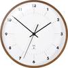 TFA Dostmann 98.1097 Funk Wanduhr 25.5 cm x 255 mm x 255 mm x 50 mm Holz