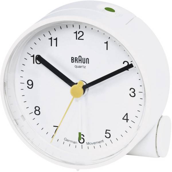 Braun BNC001 - Wecker - rund - Quarz - Schreibtisch