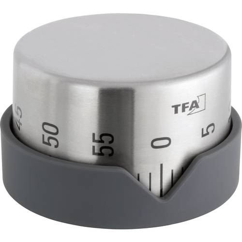 TFA Dostmann Dot Timer Edelstahl mechanisch