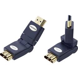 Image of Inakustik 0045217 HDMI Adapter [1x HDMI-Stecker - 1x HDMI-Buchse] Schwarz vergoldete Steckkontakte, High Speed-HDMI mit