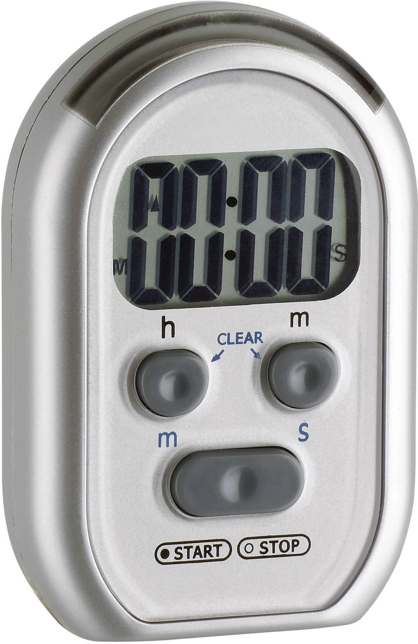 TFA-DOSTMANN Timer TFA Shake Awake Silber