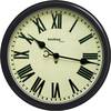 Techno Line WT 7050 Quarz Wanduhr 50 cm x 13 cm Schwarz