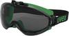 uvex ultrasonic 9302043 Vollsichtbrille inkl. UV-Schutz Schwarz, Grün