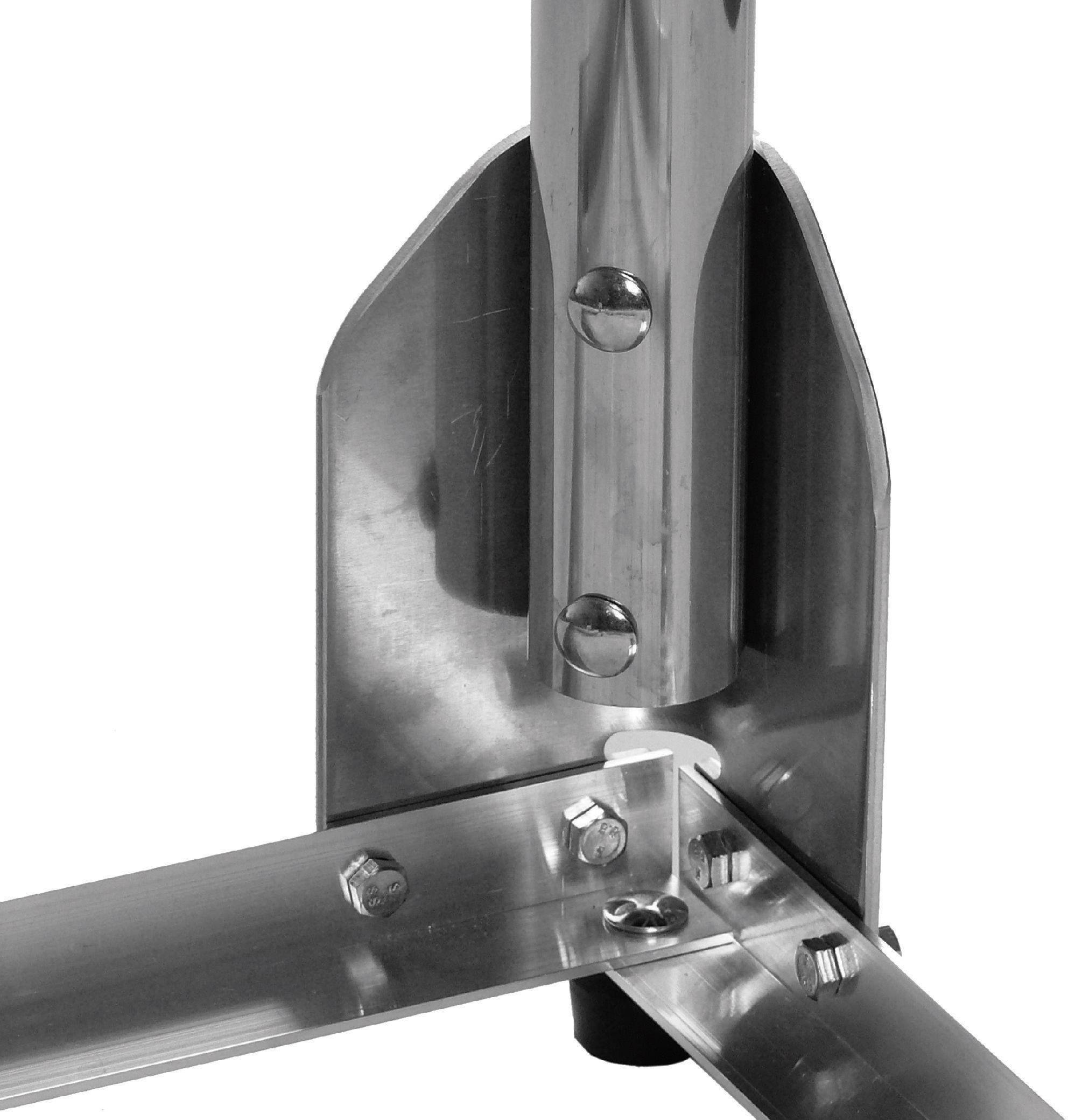 A.S. SAT 30040 SAT-Standfuß Silber-1
