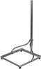 A.S. SAT 30055 Aluminium Balkonständer mit Verstrebung / 100cm / Ø 50 mm / 50 x 50 cm Bodenplatten