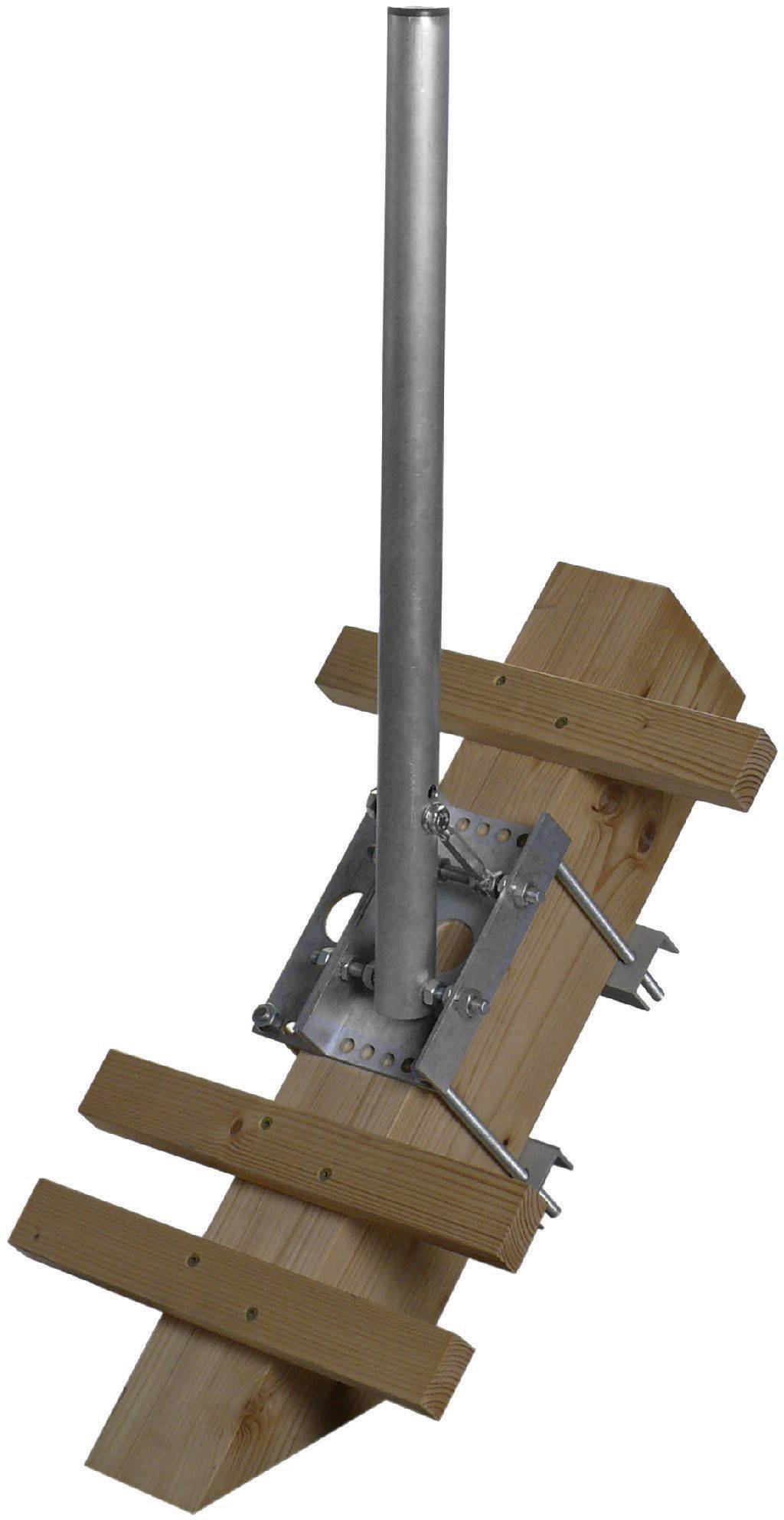 A.S. SAT 50005 Aluminium Masthalter für Dachsparren