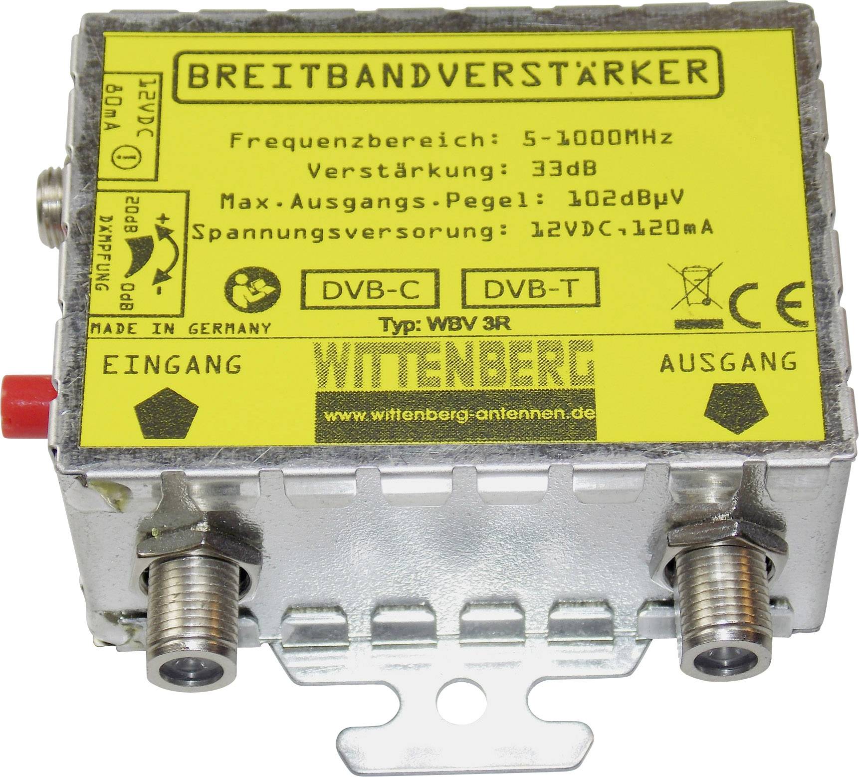 WITTENBERG DVB-T Verstärker WBV-3R