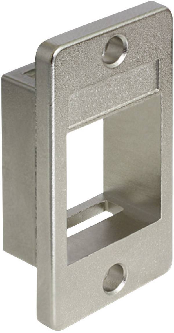 Delock 86213 Keystone-Halterung  Zink-Grau