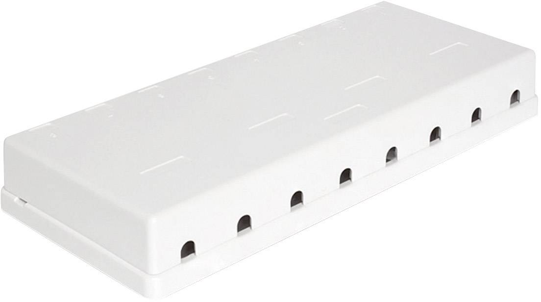 Delock 86209 8 Port Netzwerk-Patchpanel Unbestückt 1 HE Mehrfarbig Unbestückt-1