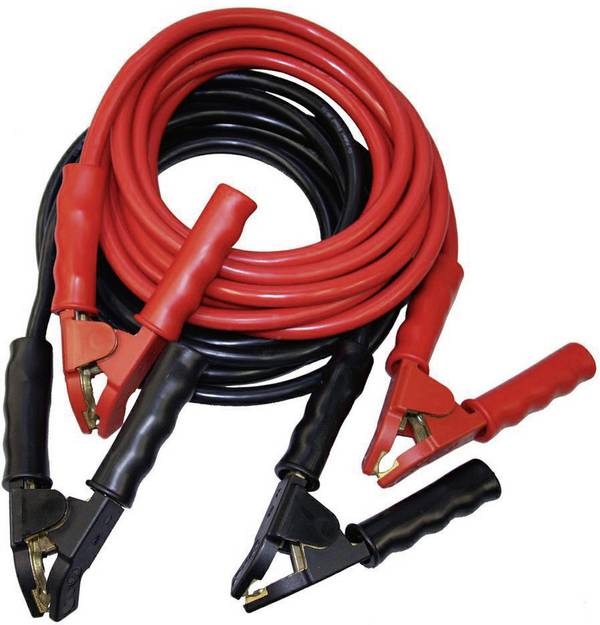 SET® SK550-WZ Starthilfekabel 50 mm² Kupfer 5.00 m mit abgewinkelten Messing-Zangen, ohne Schutzschaltung
