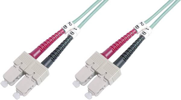DIGITUS - LWL Multimode OM 3 Patchkabel, SC / SC