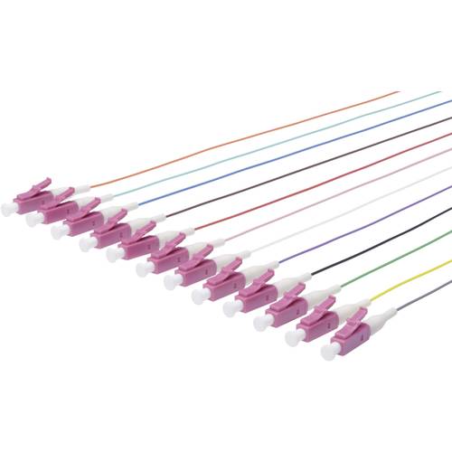 Digitus DK-25332-02-4 Glasfaser LWL Anschlusskabel 2.00 m Weiß, Violett, Schwarz, Türkis, Rot, Pink, Orange, Grün, Grau,...