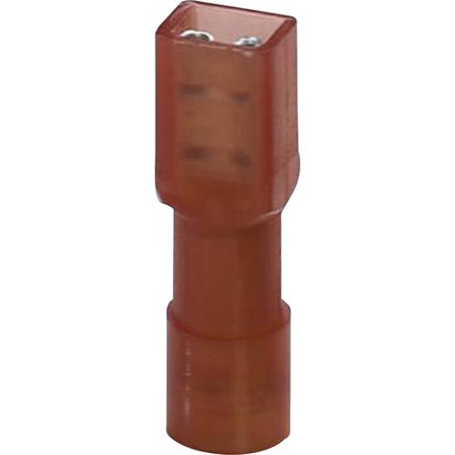 Phoenix Contact 3240538 Flachsteckhülse Steckbreite: 6.3 mm Steckdicke: 0.8 mm 180 ° Vollisoliert Rot 50 St.