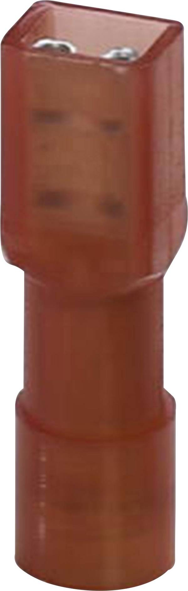 Phoenix Contact 3240538 Flachsteckhülse  Steckbreite: 6.3 mm Steckdicke: 0.8 mm 180 ° Vollisoliert Rot 50 St.