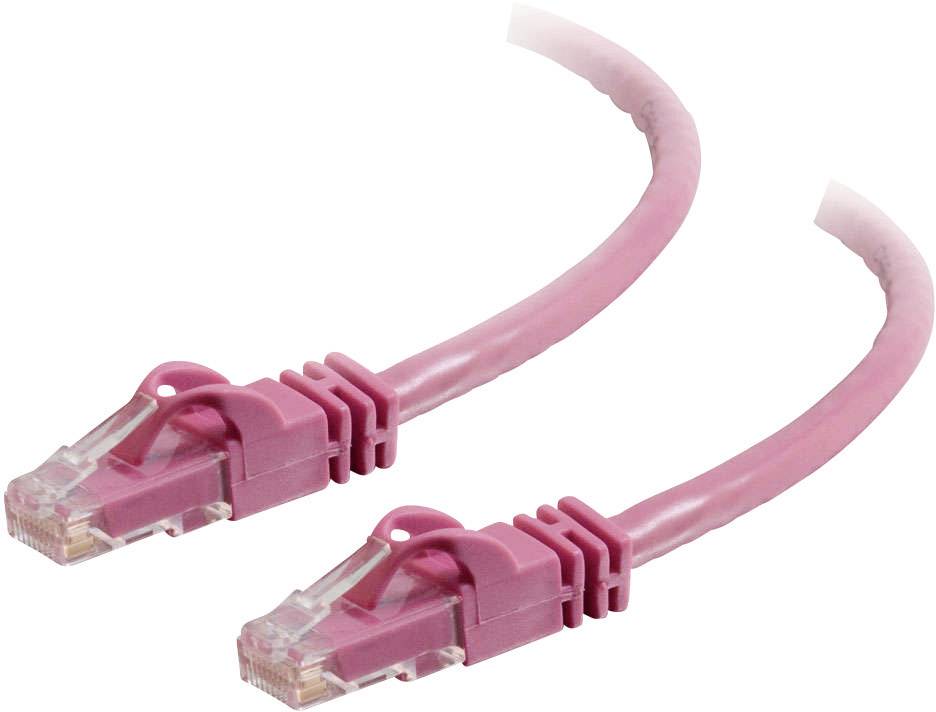 C2G Cat6 550MHz Snagless Patch Cable Pink 7m - 7 m - Cat6 - RJ-45 - RJ-45