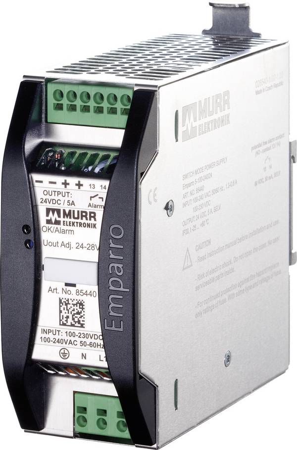 Murrelektronik 85440 Hutschienen-Netzteil (DIN-Rail)  24 V/DC 5 A 120 W Anzahl Ausgänge:1 x  Inhalt 1 St.