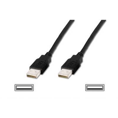 Zwei USB-Kabel mit Typ-A-Steckern auf weißem Hintergrund, nebeneinander liegend, zeigen die Anschlussmöglichkeiten.