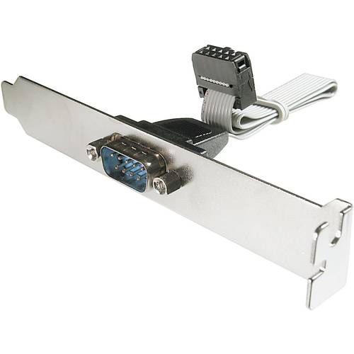 DIGITUS - Slotblech Adapterkabel, D-Sub9/St - IDC 2x 5pin/Bu