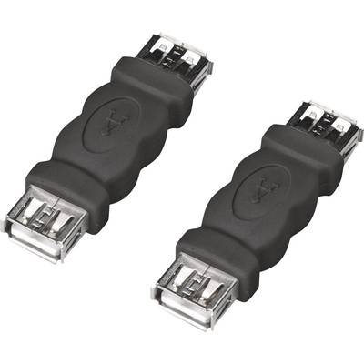 Digitus USB 2.0 Adapter [1x USB 2.0 Buchse A - 1x USB 2.0 Buchse A] AK-300503-000-S 