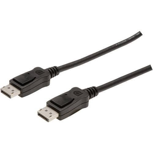 Digitus DisplayPort Anschlusskabel DisplayPort Stecker, DisplayPort Stecker 1.00 m Schwarz AK-340103-010-S DisplayPort-K...