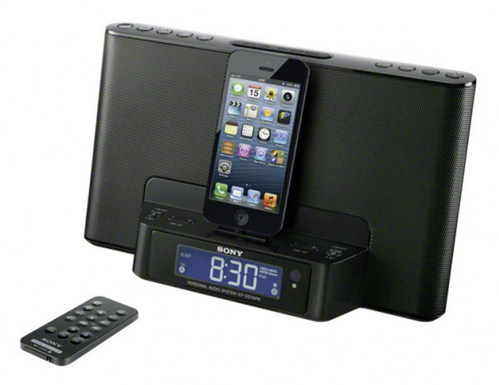 Sony ICFDS15iPBN UKWRadio mit iPod/iPhone Lightning