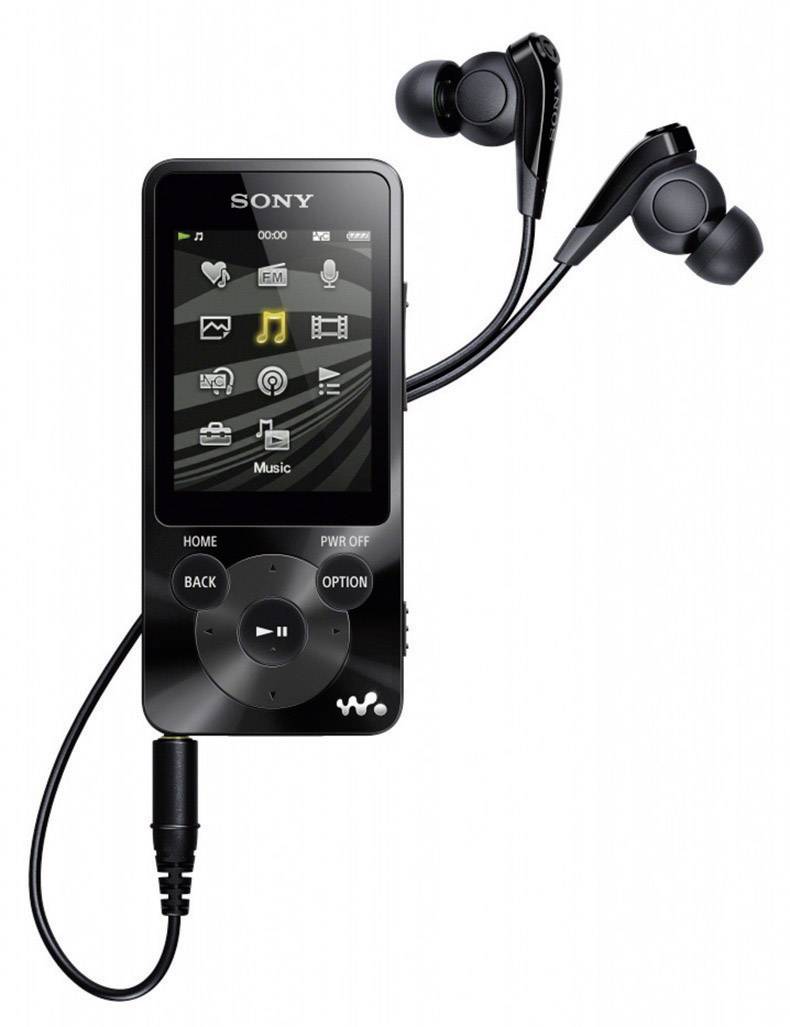 MP3-Player, MP4-Player Sony Walkman® NWZ-E585, 16 GB, Nero, Radio FM ...