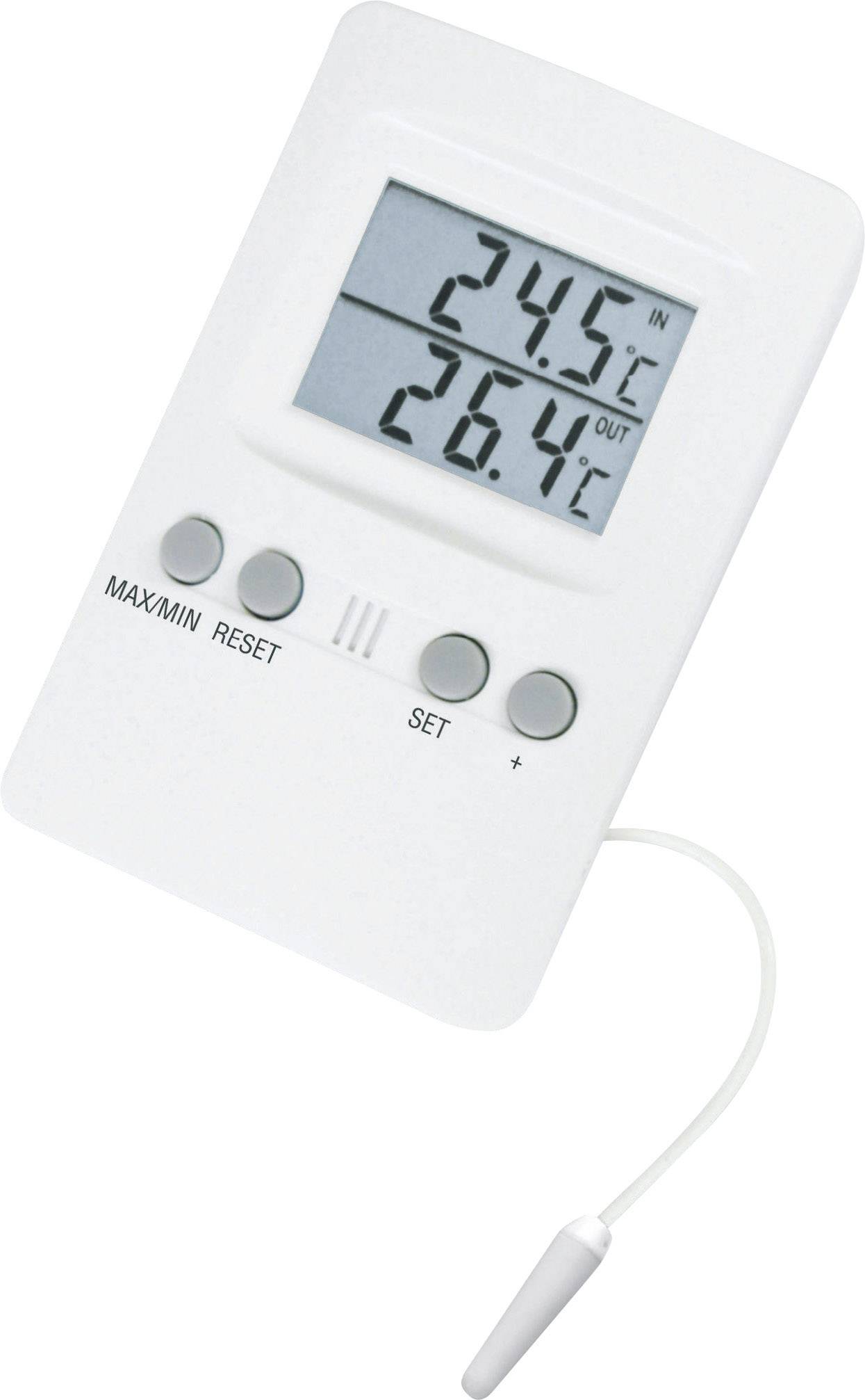 NONAME 30-1024 Kabelgebundenes Thermometer Weiß