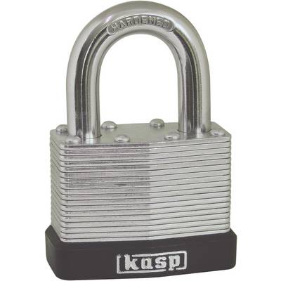 Kasp K13040D Vorhängeschloss 40 mm verschieden schließend Silber Schlüsselschloss-0