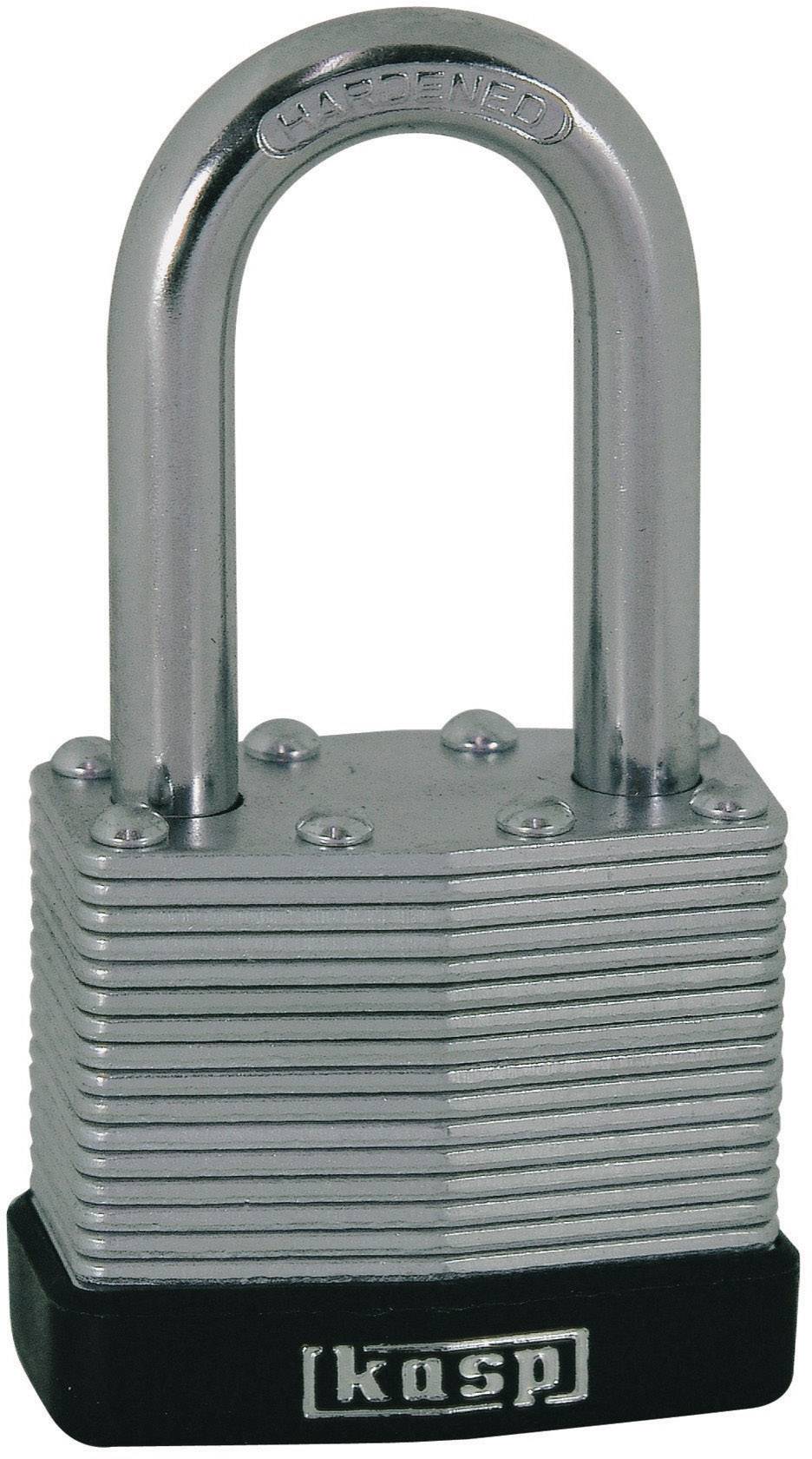 Kasp K13040L40D Vorhängeschloss 40 mm verschieden schließend Silber Schlüsselschloss-0