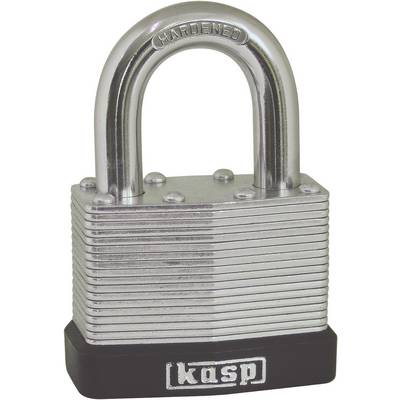Kasp K13060A1 Vorhängeschloss 60 mm gleichschließend Silber Schlüsselschloss-0