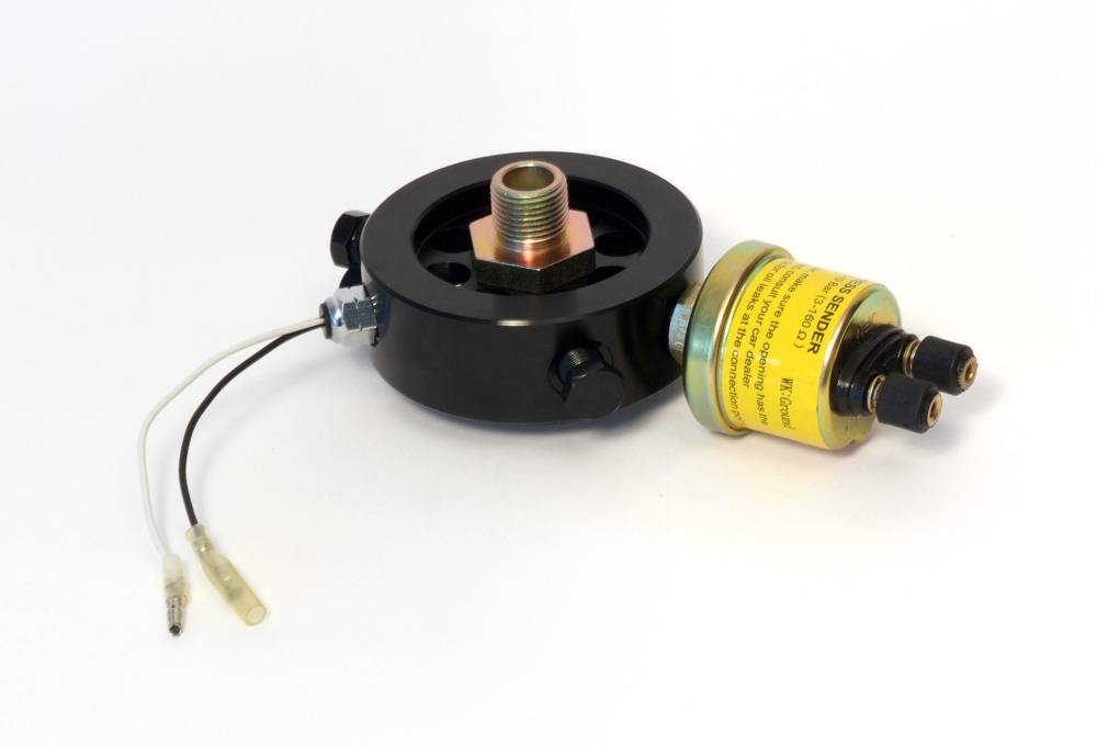 raid hp 660408 Ölfilter-Adapter Öldruckgeber, Öltemperaturgeber 3/4", 1/8"-2