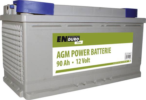 enduro Batterie AGM Power 90AH 12V Versorgungsbatterie
