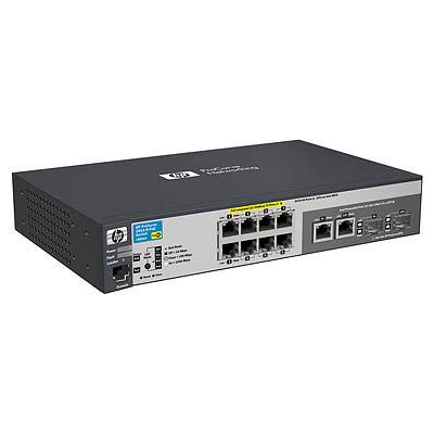 HP 2915-8G-PoE Netzwerk Switch  8 + 2 Port 1 GBit/s PoE-Funktion 