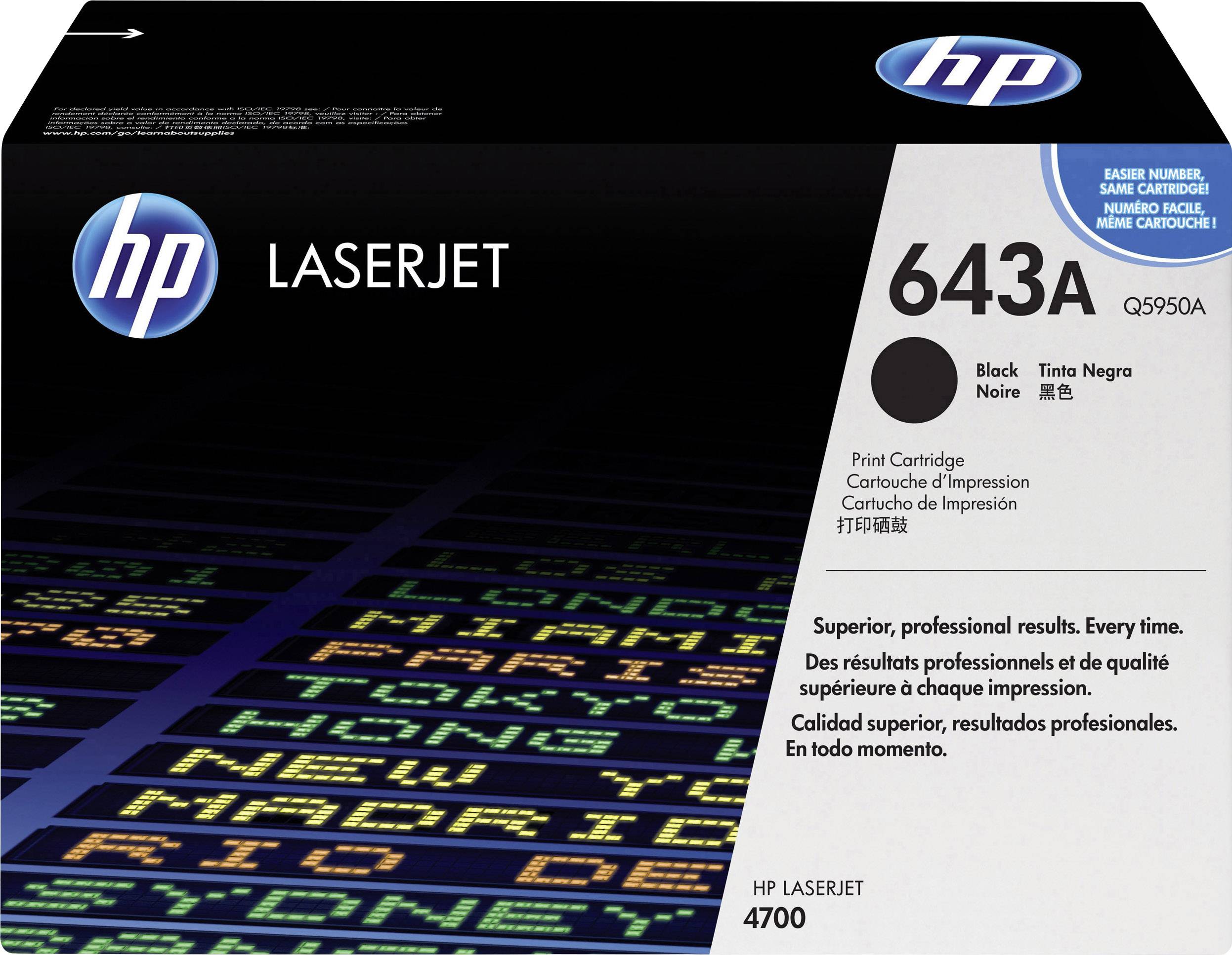 HP 643A Schwarz LaserJet Tonerpatrone (Q5950A)