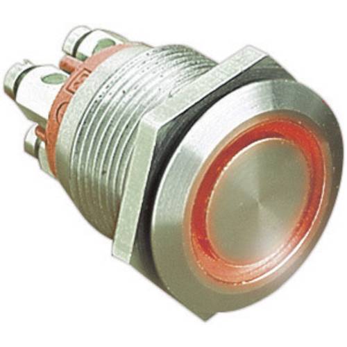 Bulgin MPI002/TERM/AM MPI002/TERM/AM Vandalismusgeschützter Drucktaster 24 V/DC 0.05 A 1 x Aus/(Ein) Bernstein (Ø x L) 2...