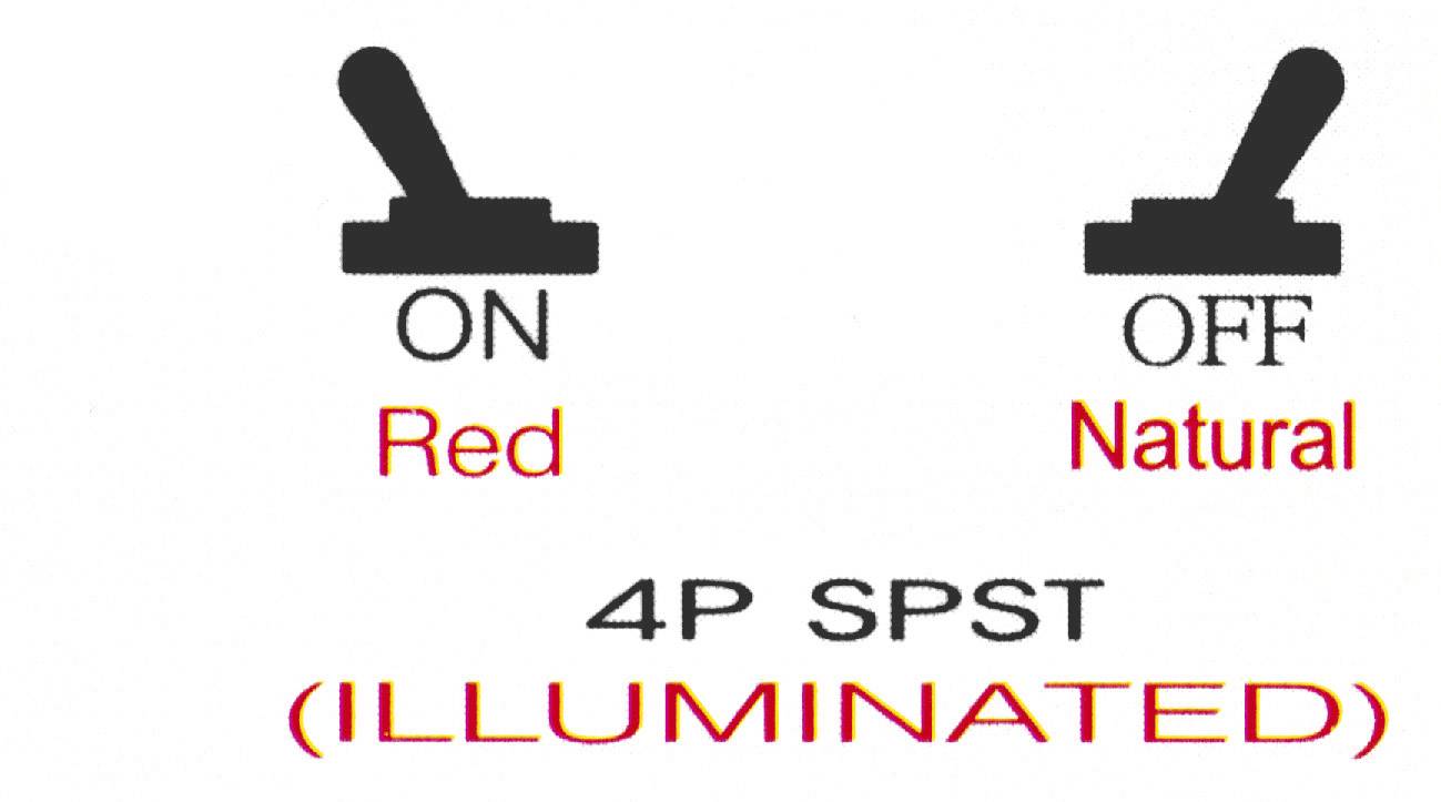 TRU COMPONENTS 1587501 TC-R13-403A Kippschalter 12 V/DC 30 A 1 x Aus/Ein rastend 1 St.-2