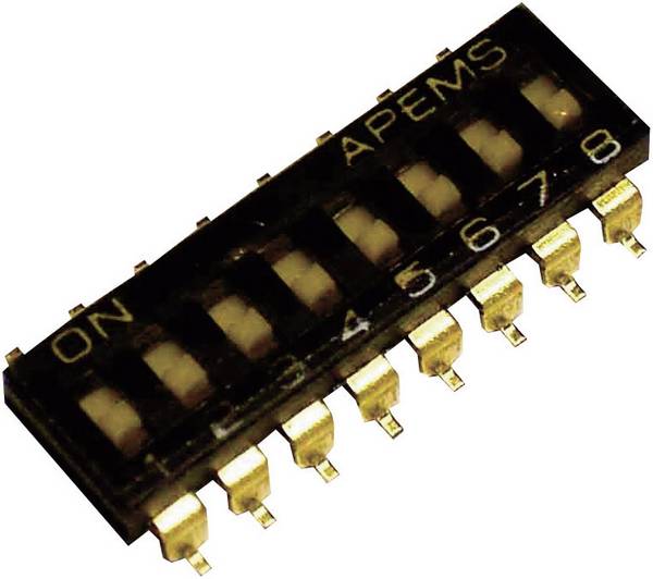 APEM IKH0203000 IKH0203000 DIP-Schalter Polzahl 2 SMD 1 St.