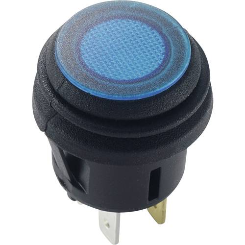 TRU COMPONENTS 1587920 TC-R13-527D2B Druckschalter 14 V/DC 20 A 1 x Ein/Aus rastend Blau 1 St.