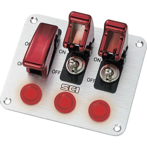 TRU COMPONENTS 1587938 Kfz-Bedienpanel TC-R18-P3A 12 V/DC 20 A 1 x Aus/Ein rastend 1 St.