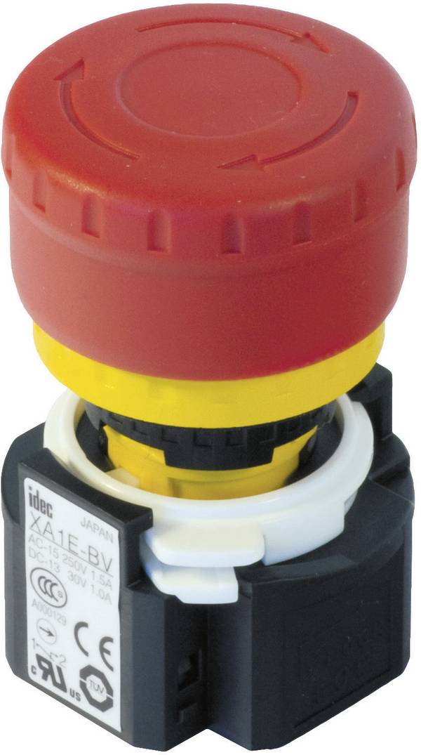 Idec XA1E-LV313Q4R Not-Aus-Schalter selbstüberwacht 250 V/AC 3 A 3 Öffner, 1 Schließer 1 St.