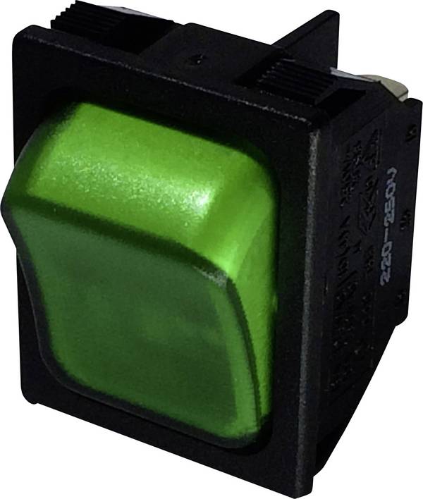 TRU COMPONENTS 1587544 Wippschalter TC-R13-87B-02 250 V/AC 10 A 1 x Aus/Ein  rastend 1 St.